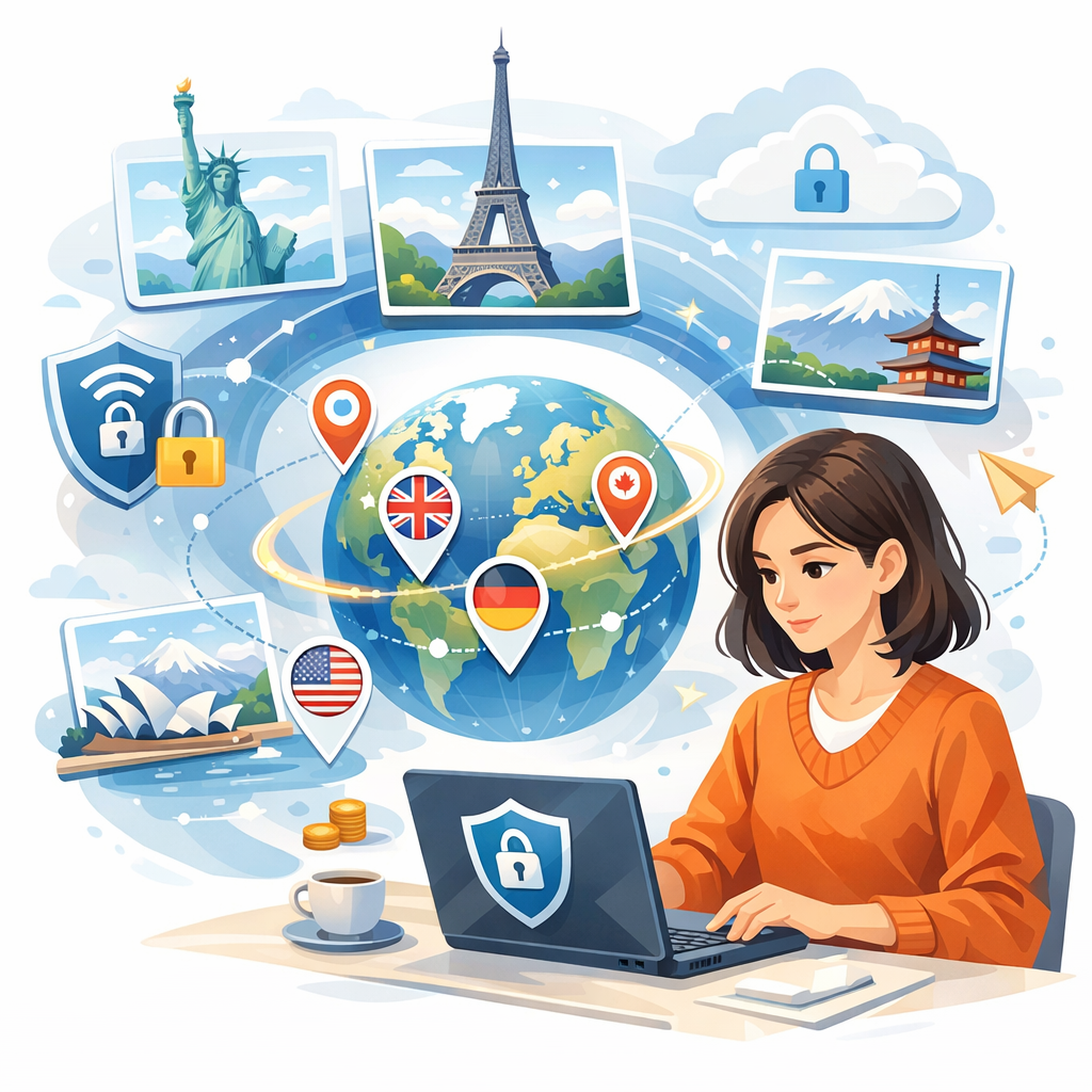 Как выбрать страну в VPN